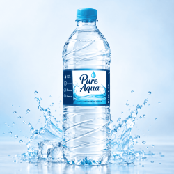 Pure Aqua Drinking Water Bottle - 500 ML